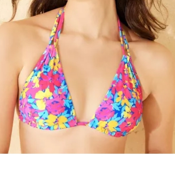 Wild Fable Reversible Slider Top Floral Bikini Set, Size Med - Picture 7 of 10